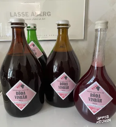 vinbarsflaskor